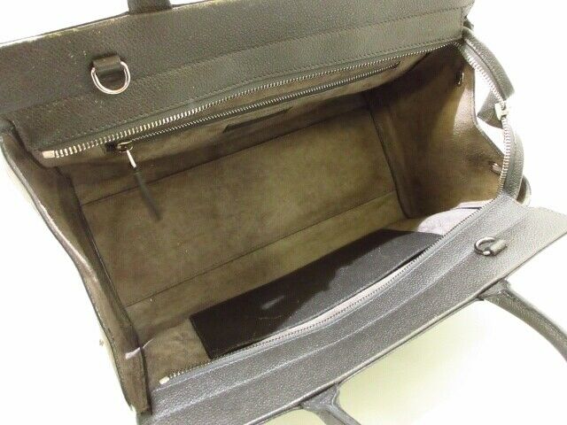 Saint Laurent Paris Cabas Rive Gauche Dark Brown Handbag - photo 6