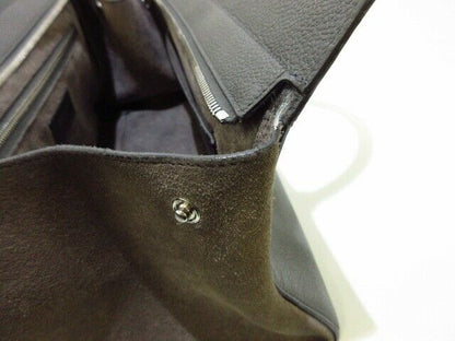 Saint Laurent Paris Cabas Rive Gauche Dark Brown Handbag - photo 8