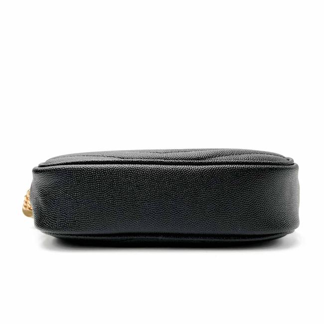 Saint Laurent Camera Lou Grain De Poudre Matelasse Monogram Mini Black Leather Cross Body Bag - image 7