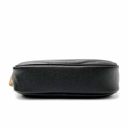 Saint Laurent Camera Lou Grain De Poudre Matelasse Monogram Mini Black Leather Cross Body Bag - image 7