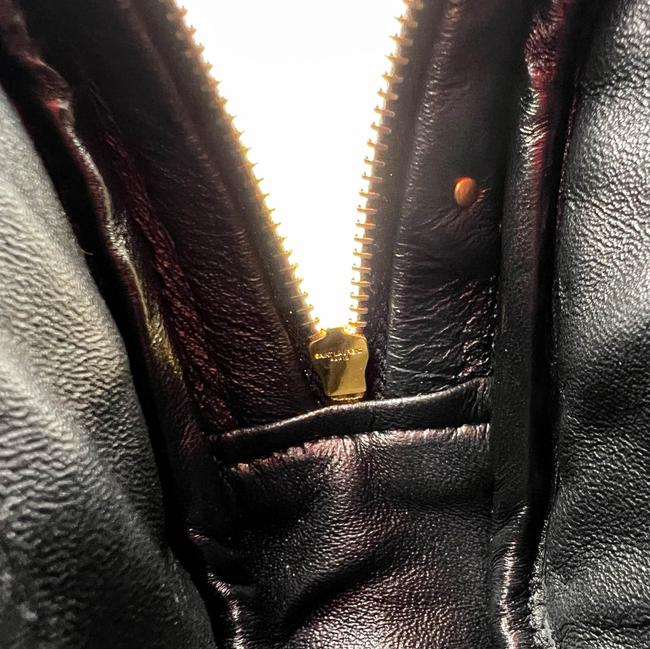 Saint Laurent Camera Lou Grain De Poudre Matelasse Monogram Mini Black Leather Cross Body Bag - image 10