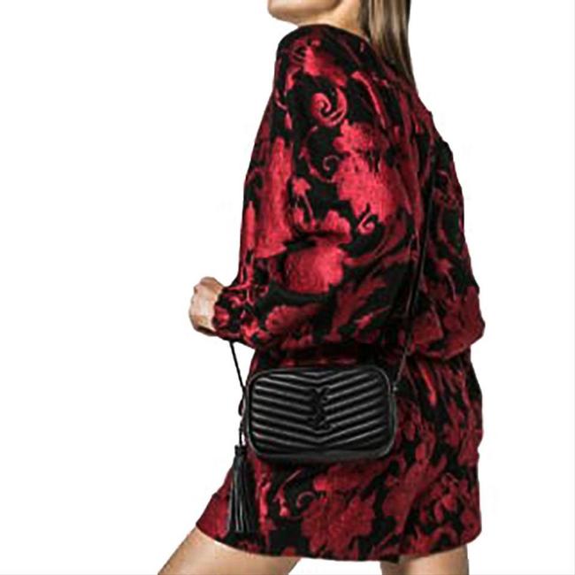 Saint Laurent Camera Lou Matelasse Monogram Mini Black Leather Shoulder Bag - image 2