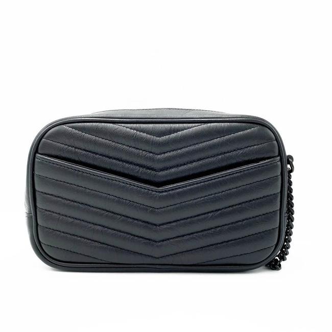 Saint Laurent Camera Lou Matelasse Monogram Mini Black Leather Shoulder Bag - image 6