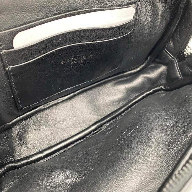 Saint Laurent Camera Lou Matelasse Monogram Mini Black Leather Shoulder Bag - image 9
