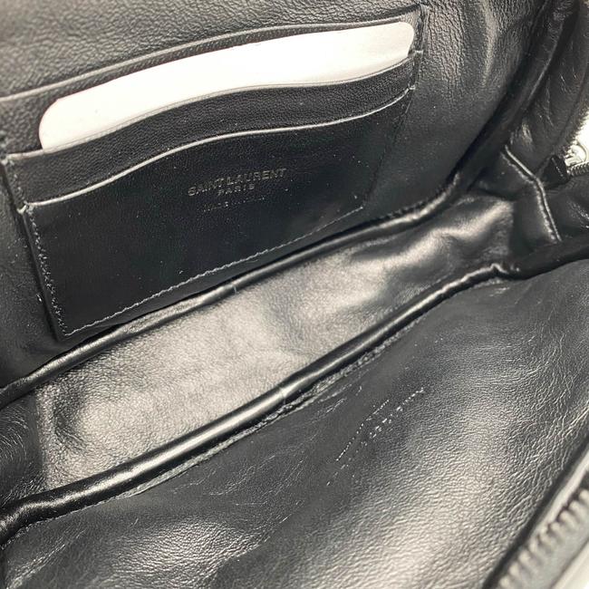 Saint Laurent Camera Lou Matelasse Monogram Mini Black Leather Shoulder Bag - photo 10