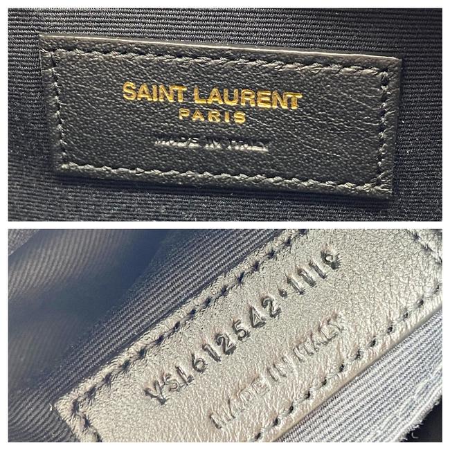Saint Laurent Camera Lou Medium Smooth Monogram Burgundy Red Leather Cross Body Bag - image 10