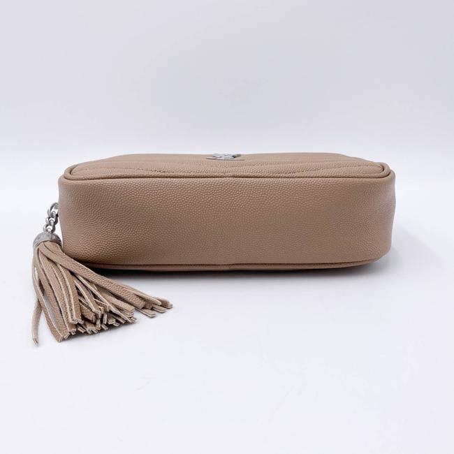 Saint Laurent Camera Lou Mini Beige Leather Shoulder Bag - photo 7