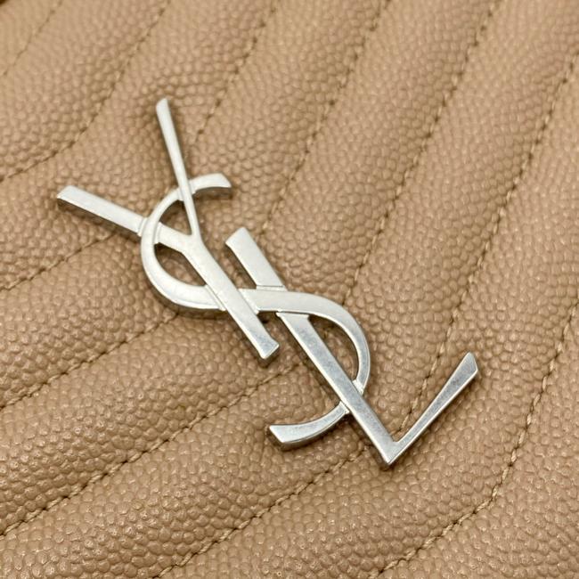 Saint Laurent Camera Lou Mini Beige Leather Shoulder Bag - photo 9