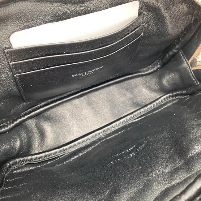 Saint Laurent Camera Lou Mini Beige Leather Shoulder Bag - photo 10