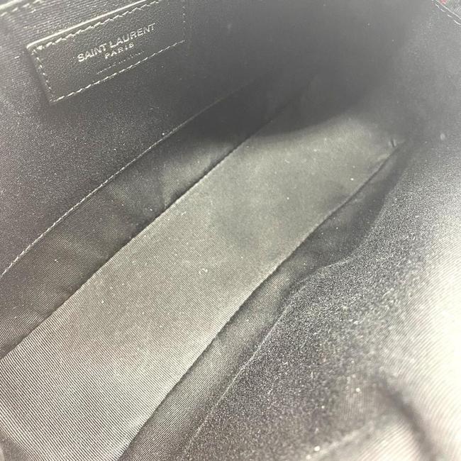 Saint Laurent Camera Lou Smooth Monogram Tassel Red Leather Cross Body Bag - image 11