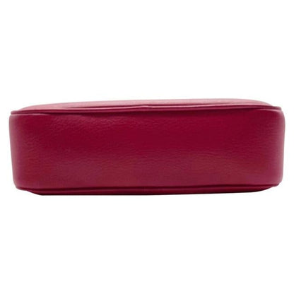 Saint Laurent Camera Lou Smooth Monogram Tassel Red Leather Cross Body Bag - image 6