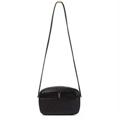 Saint Laurent Camera Victoire Quilted Black Leather Shoulder Bag - photo 1
