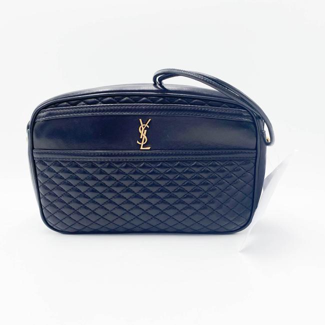 Saint Laurent Camera Victoire Quilted Black Leather Shoulder Bag - photo 4