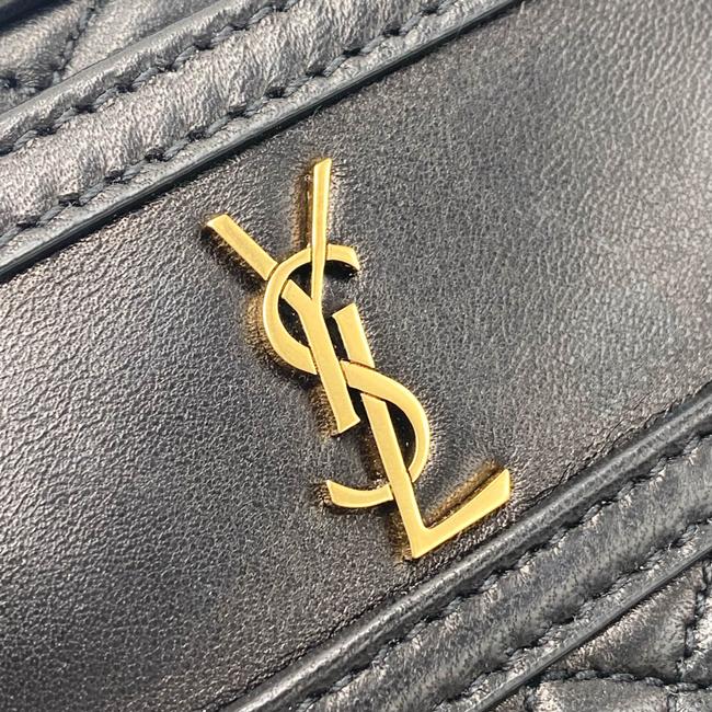 Saint Laurent Camera Victoire Quilted Black Leather Shoulder Bag - photo 8