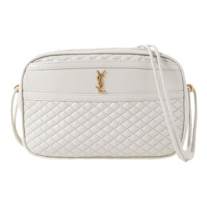 Saint Laurent Camera Victoire Quilted Off-white 2021 White Leather Shoulder Bag - photo 1