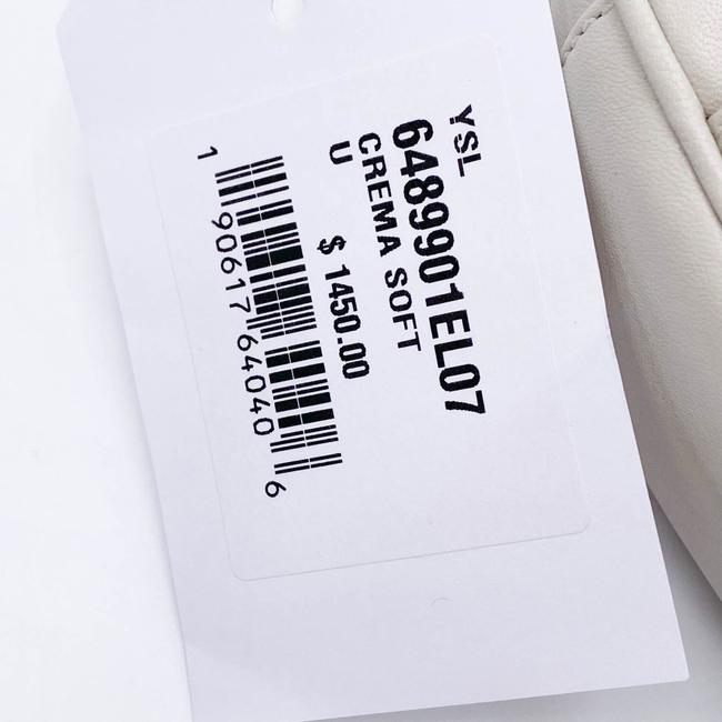 Saint Laurent Camera Victoire Quilted Off-white 2021 White Leather Shoulder Bag - photo 12