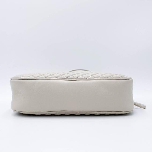 Saint Laurent Camera Victoire Quilted Off-white 2021 White Leather Shoulder Bag - photo 6