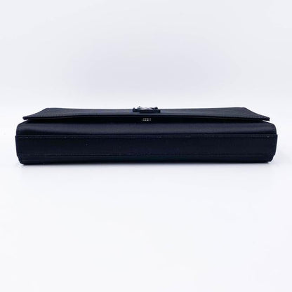 Saint Laurent Cassandre Monogram Black Viscose Clutch - photo 6