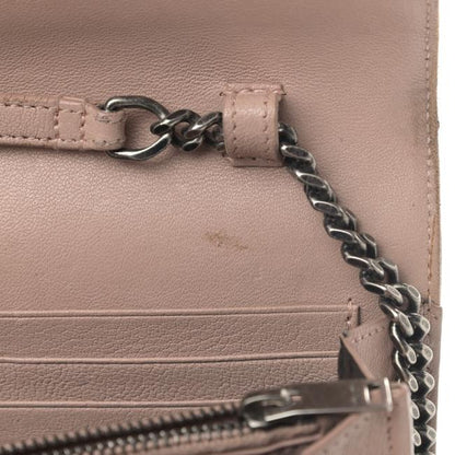 Saint Laurent Chain Wallet Monogram Envelope Tri-quilt Beige Sheepskin Leather Shoulder Bag - image 9