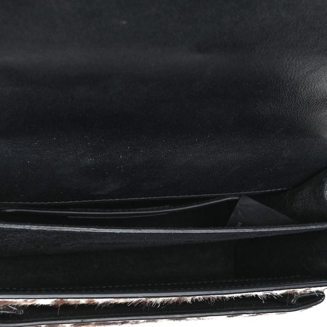 Saint Laurent Chain Wallet Sunset Leopard Print Monogram Small Natural Black Calf Hair Shoulder Bag - image 4