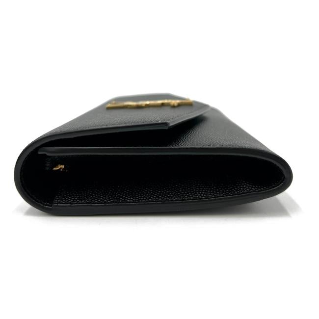 Saint Laurent Chain Wallet Ysl Uptown Woc In Grain De Poudre Embossed Black Leather Shoulder Bag - image 5