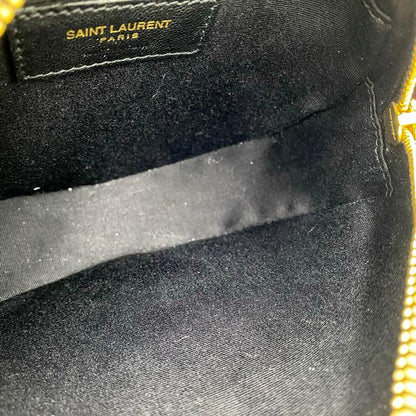Saint Laurent Classic Camera Vinyle Ysl Monogram Round Croc-embossed Black Patent Leather Cross Body Bag - image 10