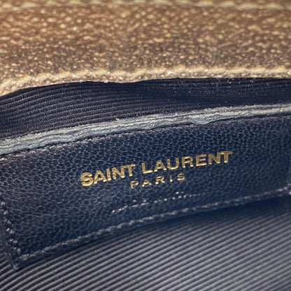 Saint Laurent College Monogram Classic Chain Wallet Matelasse Baby Chain Gold Leather Shoulder Bag - image 10