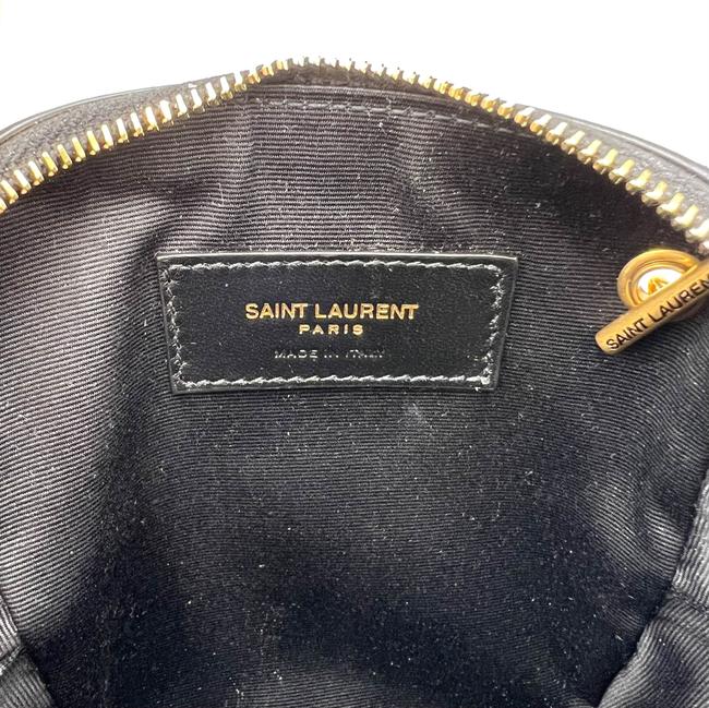Saint Laurent Jamie Mixed Cube Black Leather Shoulder Bag - photo 11