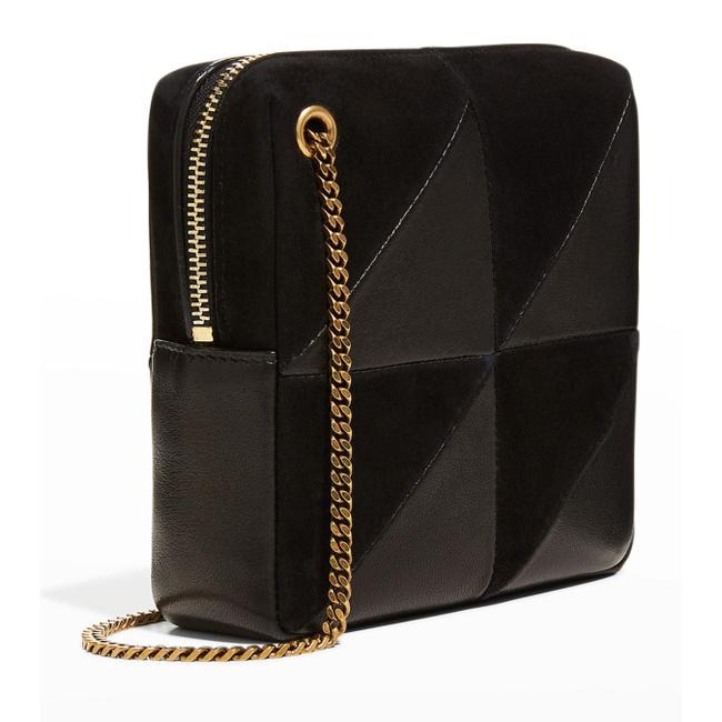 Saint Laurent Jamie Mixed Cube Black Leather Shoulder Bag - photo 3
