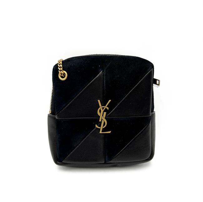 Saint Laurent Jamie Mixed Cube Black Leather Shoulder Bag - photo 5