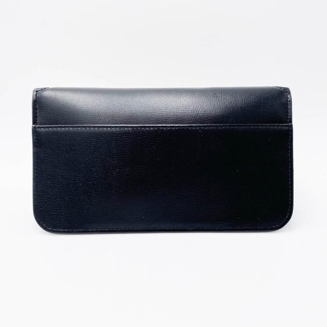 Saint Laurent Kate Ysl Monogram Phone Holder with Strap In Smooth Black Leather Cross Body Bag - image 6