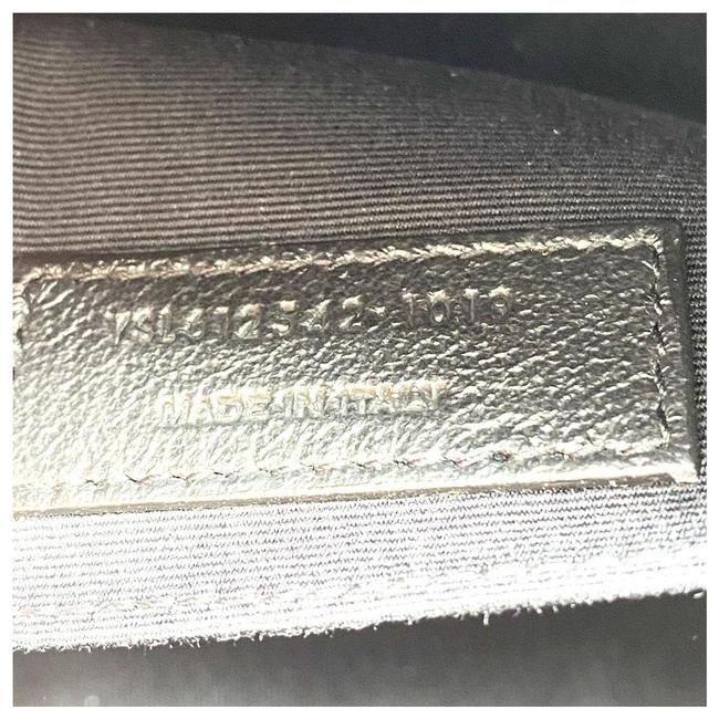 Saint Laurent Lou Camera Medium Smooth Monogram Burgundy Red Leather Cross Body Bag - photo 11