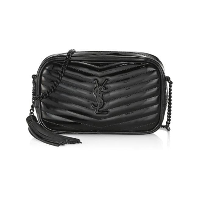 Saint Laurent Lou Mini Black Leather Cross Body Bag - photo 12
