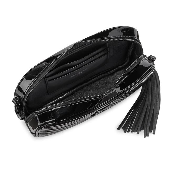Saint Laurent Lou Mini Black Leather Cross Body Bag - photo 3
