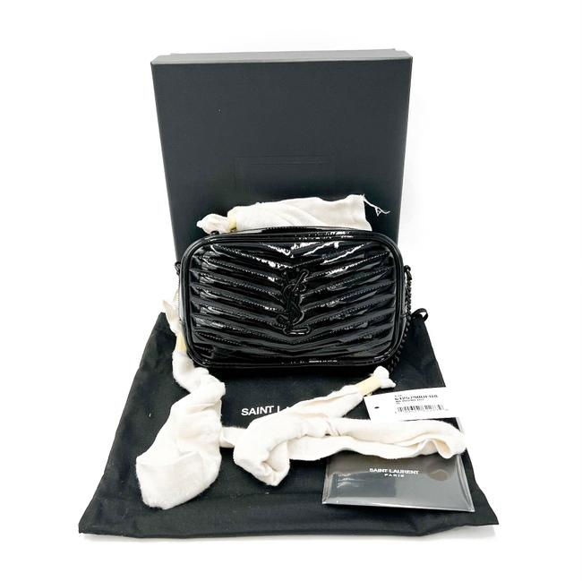 Saint Laurent Lou Mini Black Leather Cross Body Bag - photo 4
