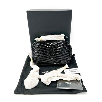 Saint Laurent Lou Mini Black Leather Cross Body Bag - photo 4