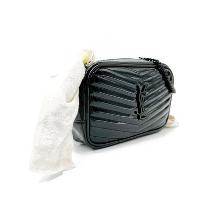 Saint Laurent Lou Mini Black Leather Cross Body Bag - photo 6