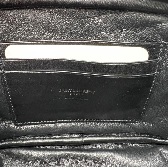 Saint Laurent Lou Mini Black Leather Cross Body Bag - photo 10