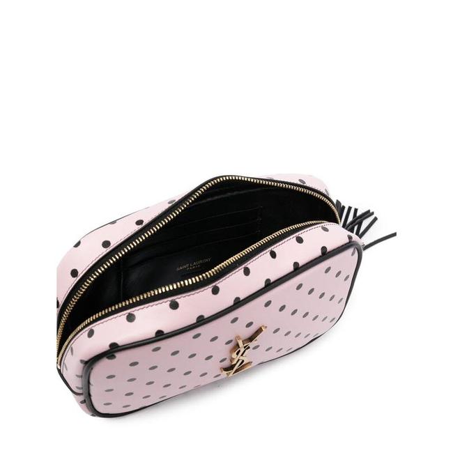 Saint Laurent Lou Mini Polka Dot 612563 2q81w 5860 Pink & Black Leather Cross Body Bag - photo 3