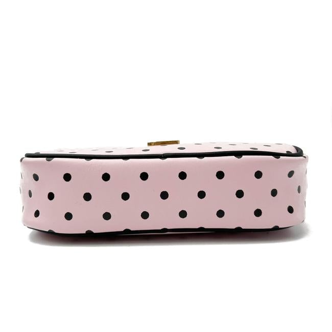 Saint Laurent Lou Mini Polka Dot 612563 2q81w 5860 Pink & Black Leather Cross Body Bag - photo 8
