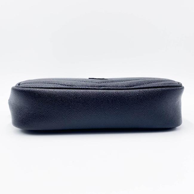 Saint Laurent Lou Monogram Camera Mini Black Leather Cross Body Bag - photo 7