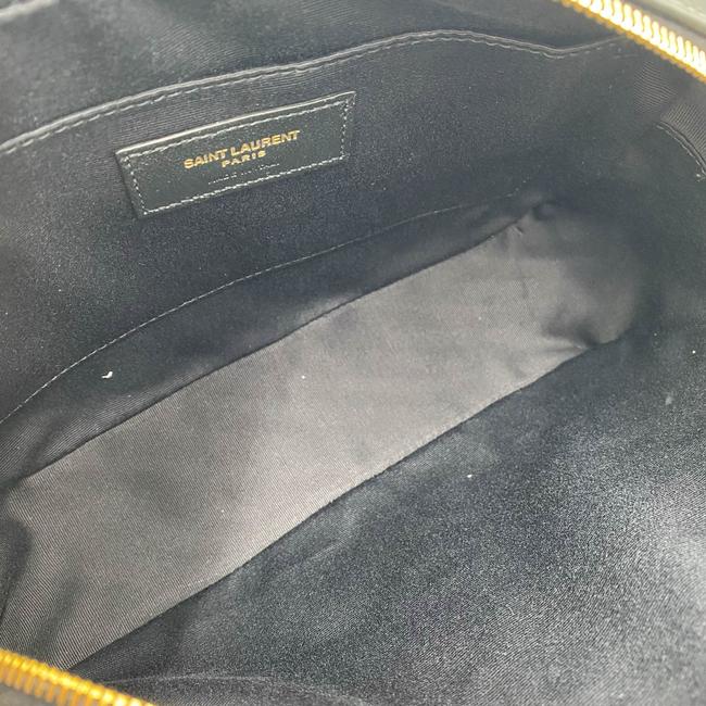 Saint Laurent Lou Monogram Quilted Camera Gold Ghw 2021 Black Leather Cross Body Bag - photo 9