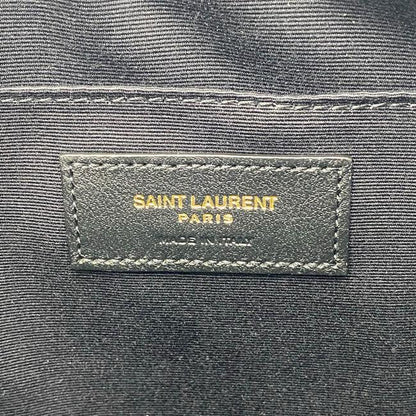 Saint Laurent Lou Monogram Quilted Camera Gold Ghw 2021 Black Leather Cross Body Bag - photo 10