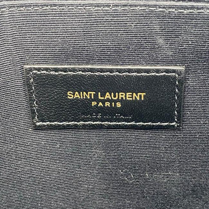 Saint Laurent Lou Monogram Ysl Quilted Pouch Black Leather Wristlet - photo 11