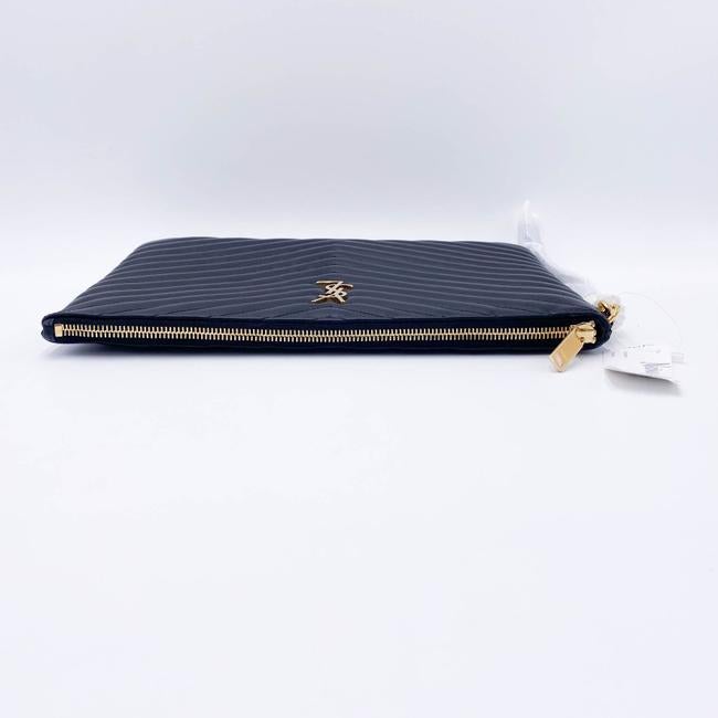 Saint Laurent Lou Monogram Ysl Quilted Pouch Black Leather Wristlet - photo 6