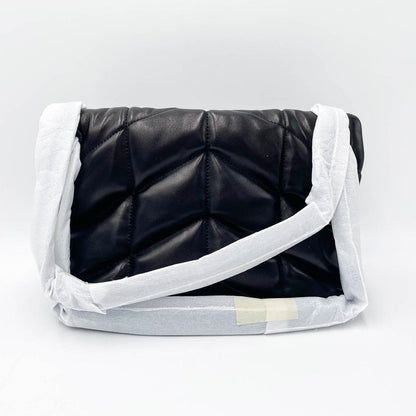 Saint Laurent Lou Small Puffer Lambskin Flap-top Hardware Bhw Black Leather Shoulder Bag - image 4