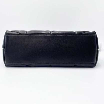 Saint Laurent Lou Small Puffer Lambskin Flap-top Hardware Bhw Black Leather Shoulder Bag - image 5