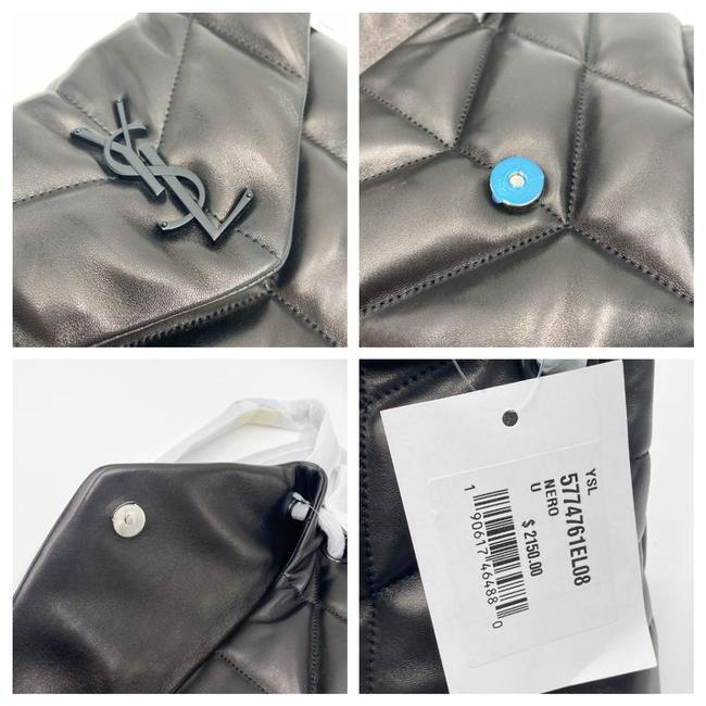 Saint Laurent Lou Small Puffer Lambskin Flap-top Hardware Bhw Black Leather Shoulder Bag - image 8