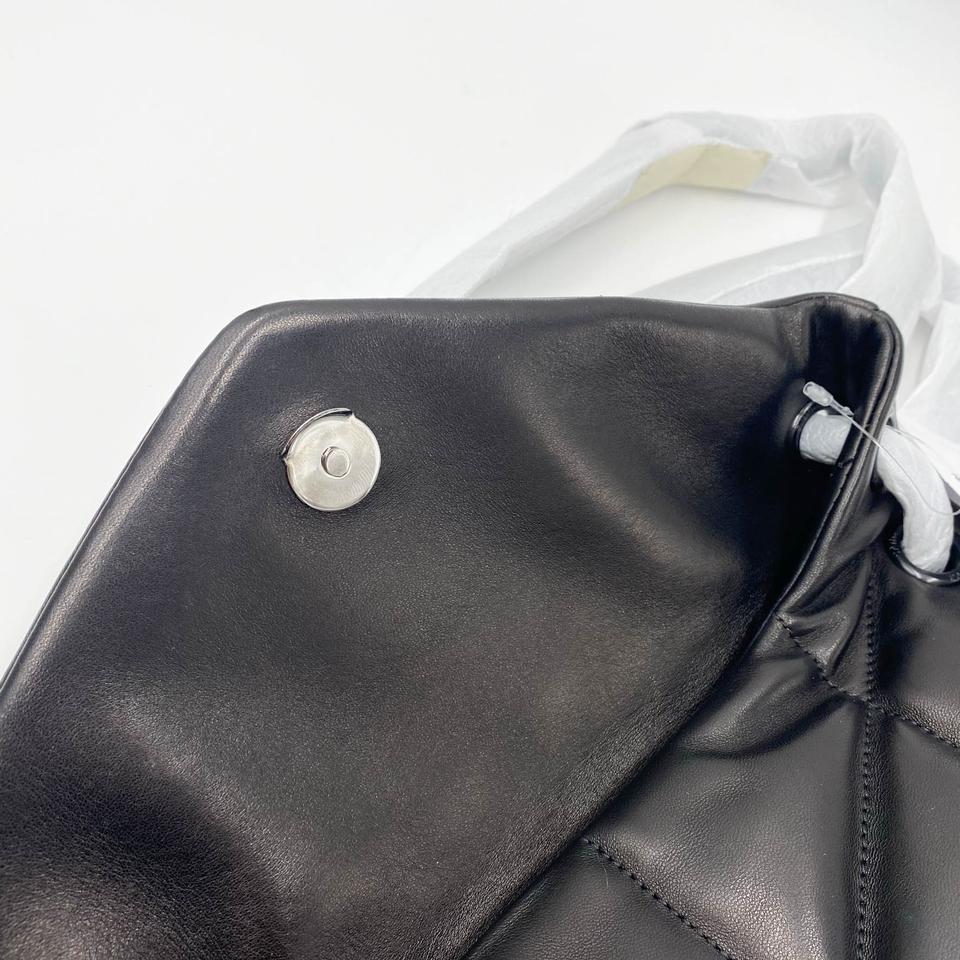Saint Laurent Lou Small Puffer Lambskin Flap-top Hardware Bhw Black Leather Shoulder Bag - image 8