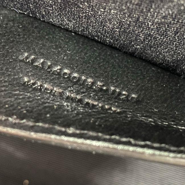 Saint Laurent Medium Envelope Monogram Matelasse Black Leather Shoulder Bag - image 11